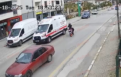 Bisikletliye Çarpan Motosikletli Firar Etti