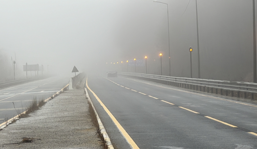 Bolu Dağı'nda görüş mesafesi 20 metreye düştü