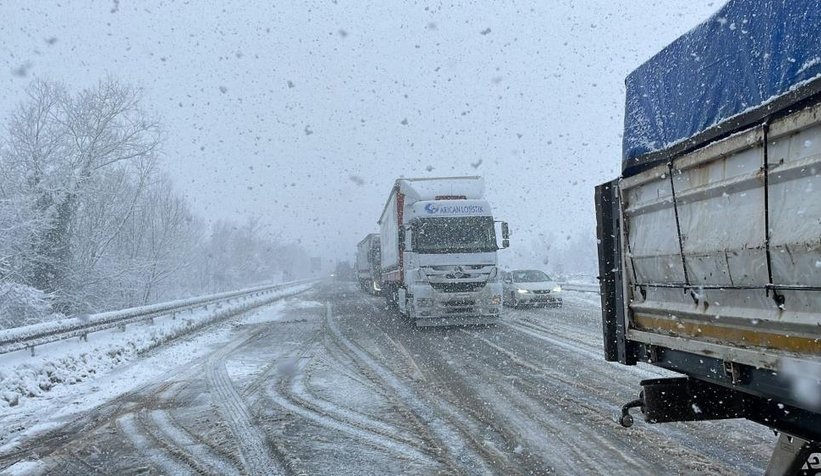 Bolu Dağına ağır tonajlı araçların geçişine izin verilmiyor
