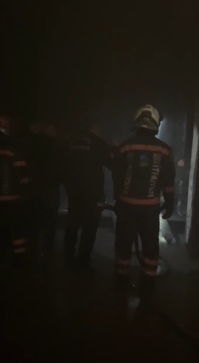 Boya fabrikasında yangın