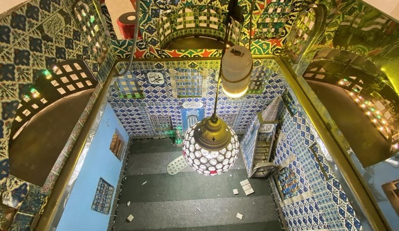 Bu cami maketi görenleri şaşırtıyor