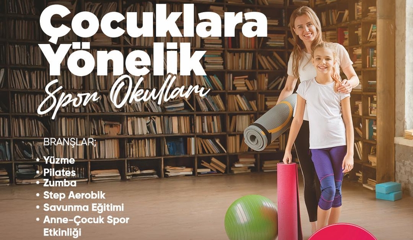 Bu okulda anneler çocuklarıyla birlikte spor yapacak