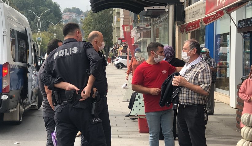 Büfede dehşet anları kamerada