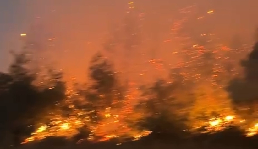 Büyük orman yangını 4. günde sürüyor; Alevler bir köye sıçradı