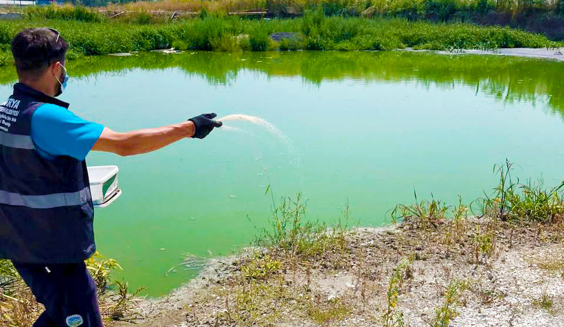 Büyükşehir 16 ilçenin tamamında vektörlerle mücadele ediyor  