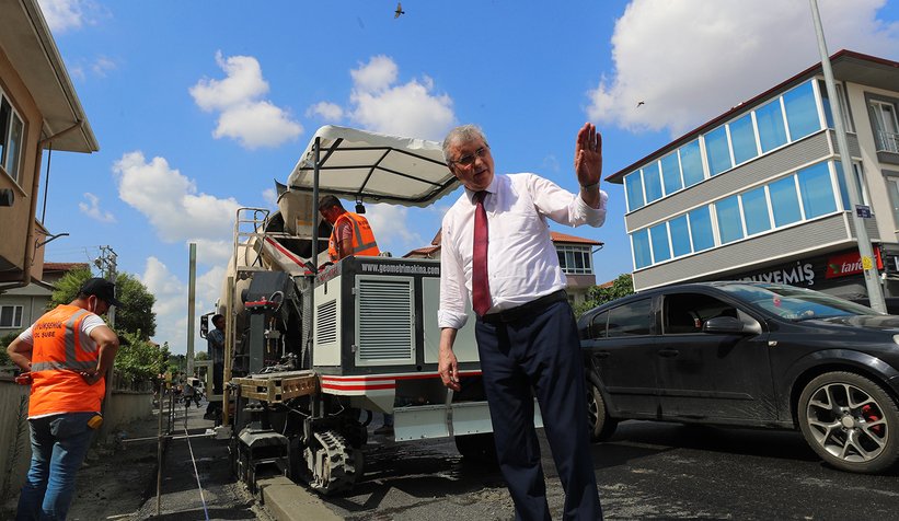 Büyükşehir asfalt sezonunu açtı