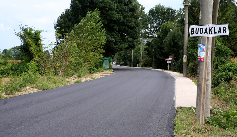Büyükşehir Budaklar’da asfalt çalışmalarını tamamladı