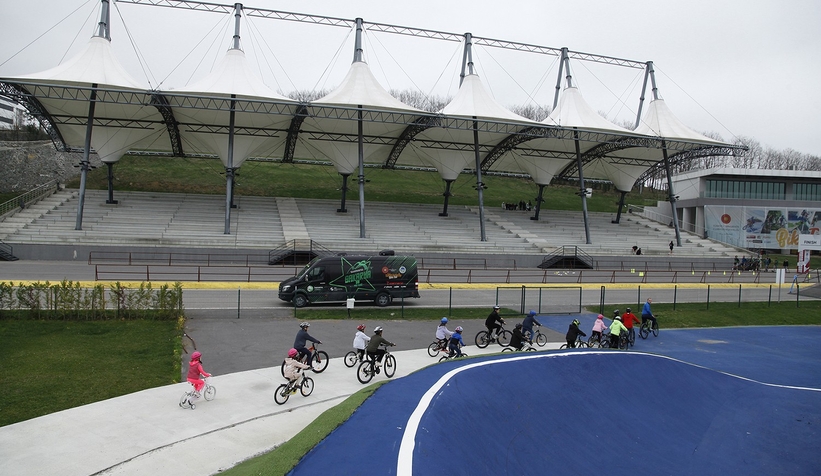 Büyükşehir'den Öğrencilere bisiklet eğitimi verildi