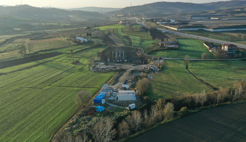 Büyükşehir dev projede aralıksız şekilde çalışıyor