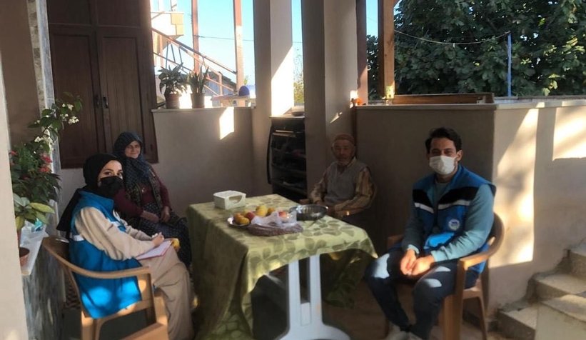 Büyükşehir kahraman asker ailelerinin yanında 