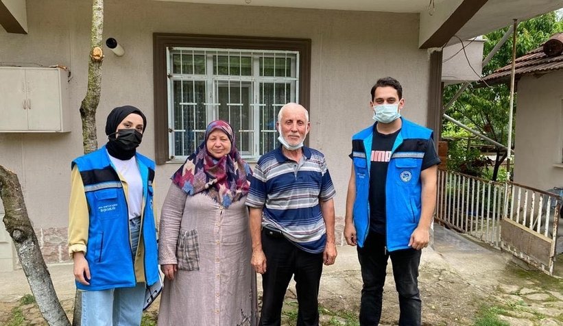 Büyükşehir kahraman asker ailelerinin yanında 