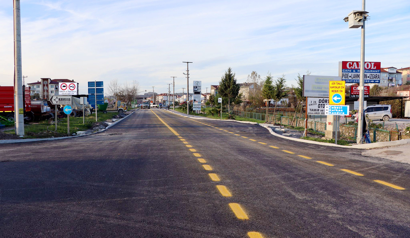 Büyükşehir Kaynarca’nın merkezini tablo gibi işledi