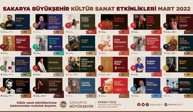Büyükşehir Mart Kültür Sanat takvimi açıklandı
