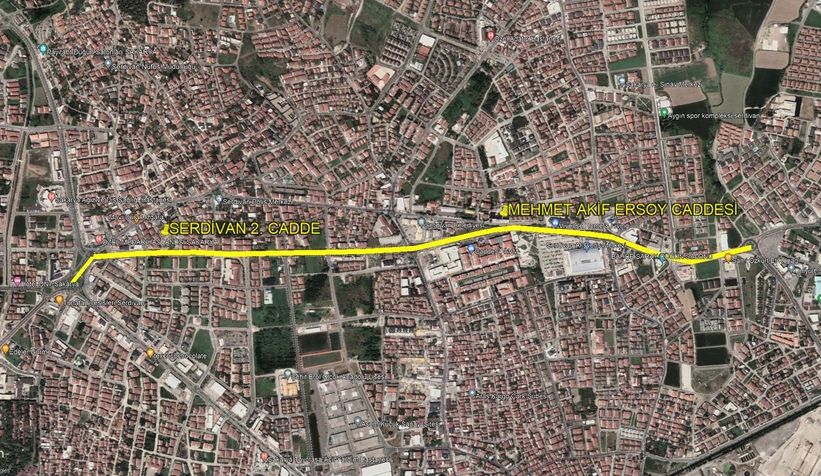 Büyükşehir O güzergâhta yol bakım çalışmalarına başladı