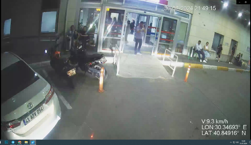 Büyükşehir otobüsünde hayat kurtaran seferberlik kamerada