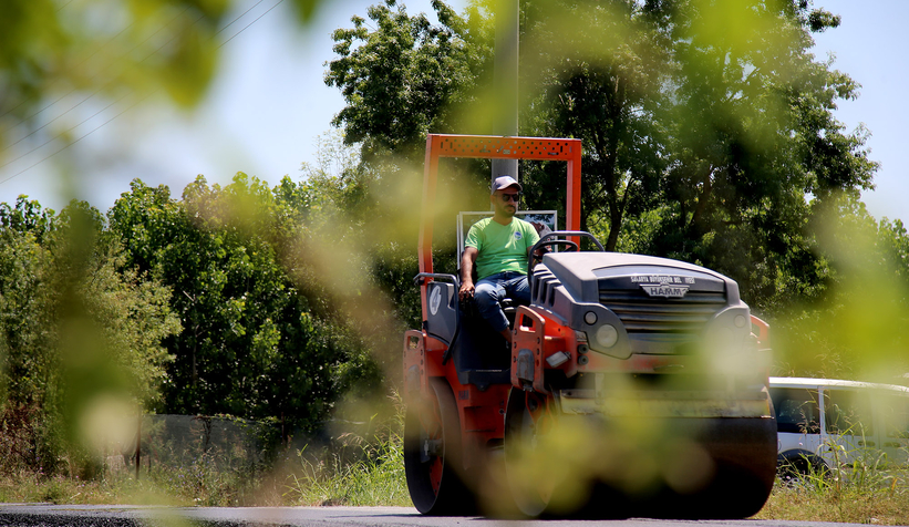 Büyükşehir tarihi yolda çalışmalarına devam ediyor