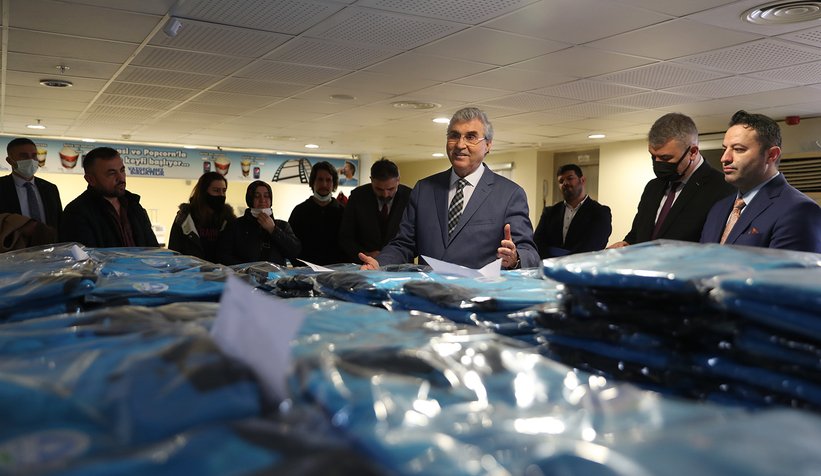 Büyükşehir tekstil ürünlerini kendi üretiyor