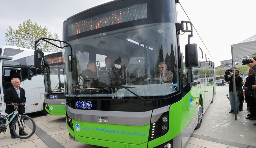 Büyükşehir toplu taşıma filosunu güçlendiriyor