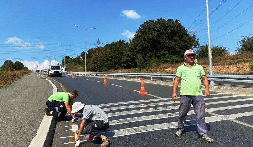 Büyükşehir, trafik güvenliğini sağlamak için yollarda