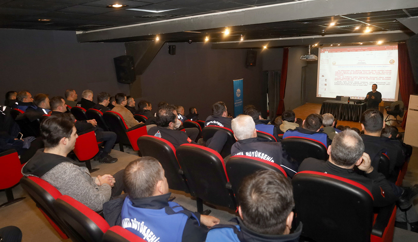 Büyükşehir Zabıtası’na biber gazı eğitimi