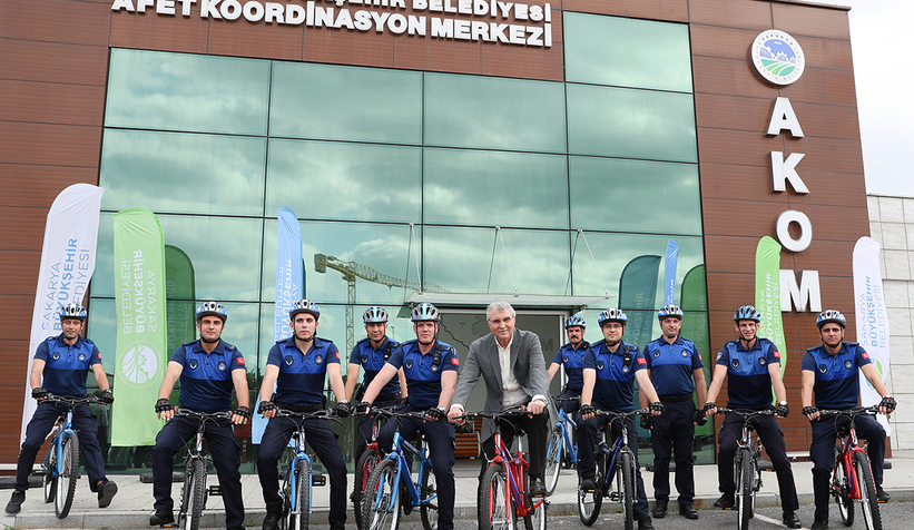 Büyükşehirde bisikletli zabıta timi dönemi
