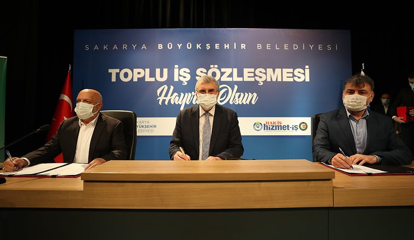 Büyükşehir’de toplu iş sözleşmesi sevinci