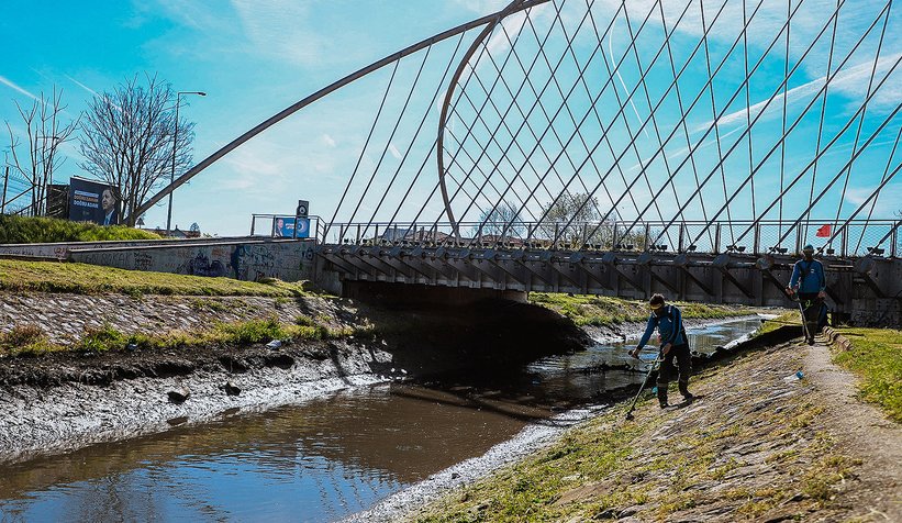 Büyükşehir’den Çark Deresi’nde bayram temizliği
