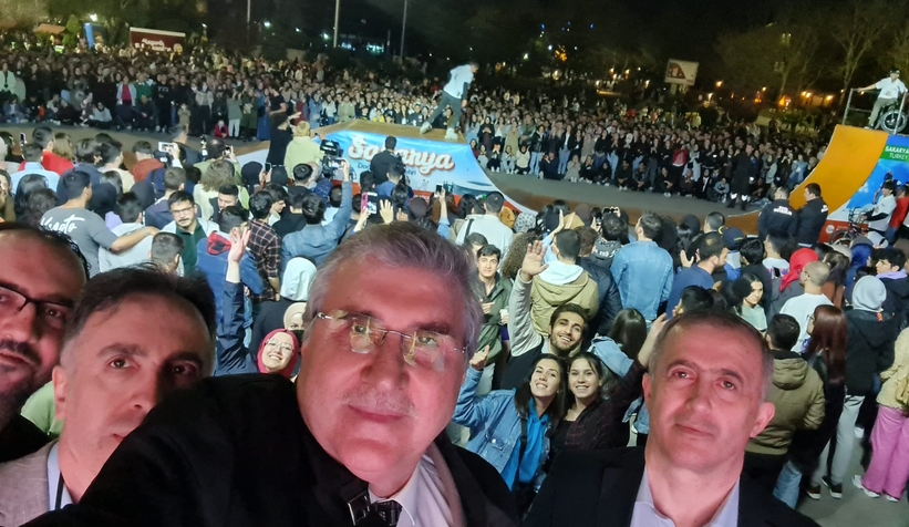 Büyükşehirden kampüste bisiklet şovu