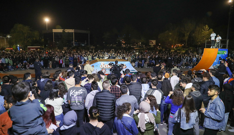 Büyükşehirden kampüste bisiklet şovu