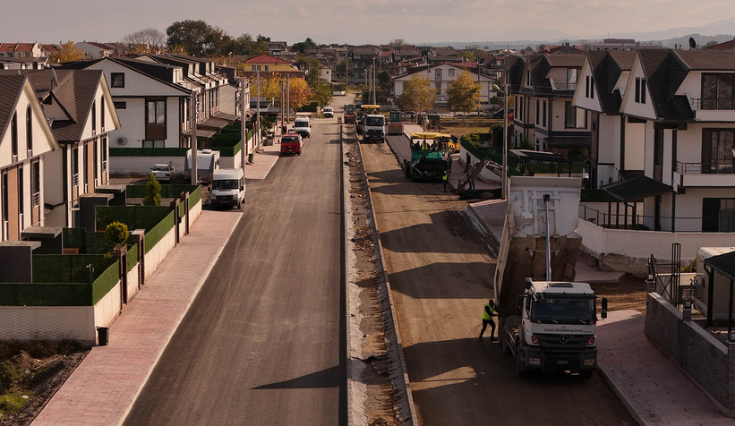 Büyükşehir’den kuzeyde bir asfalt hamlesi daha