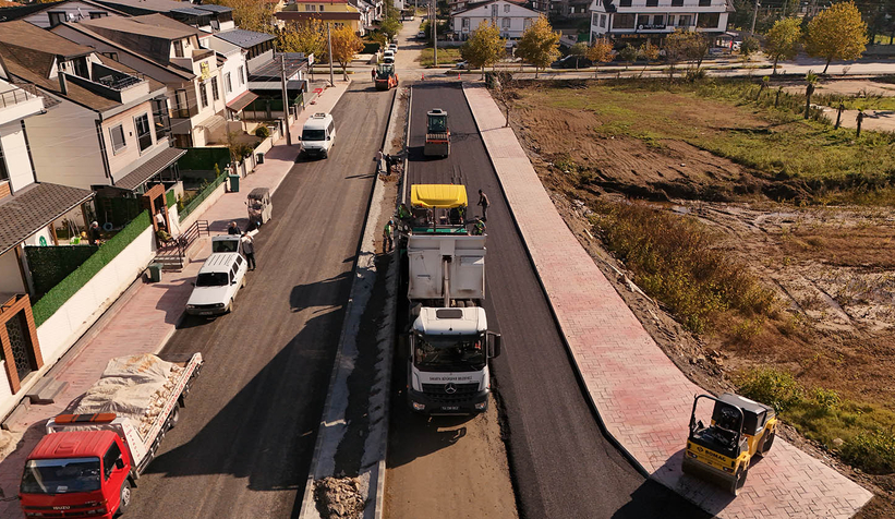 Büyükşehir’den kuzeyde bir asfalt hamlesi daha