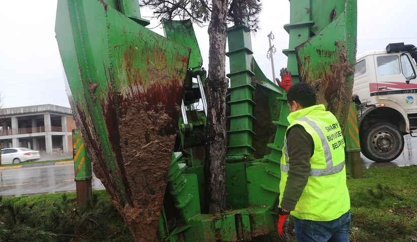 Büyükşehir’den metrobüs hattında yeşil hassasiyeti 