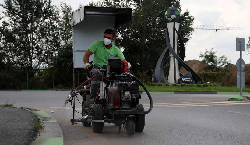 Büyükşehir’den şehrin önemli güzergâhlarına estetik dokunuş