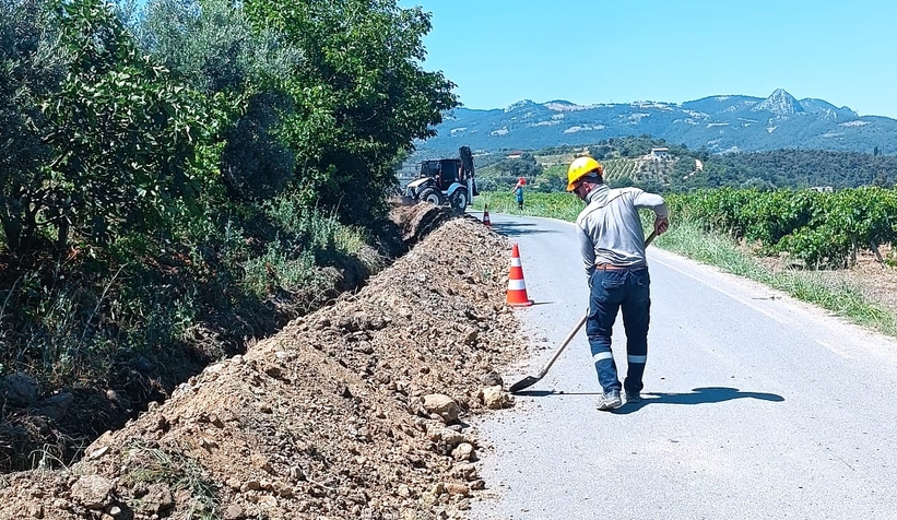 Büyükşehir’den Umurbey'e bin 500 metrelik içme suyu hattı