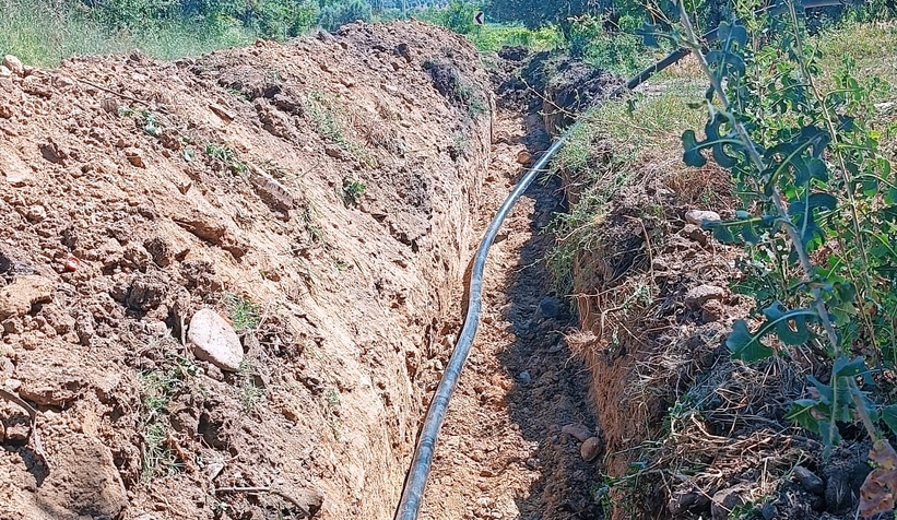 Büyükşehir’den Umurbey'e bin 500 metrelik içme suyu hattı