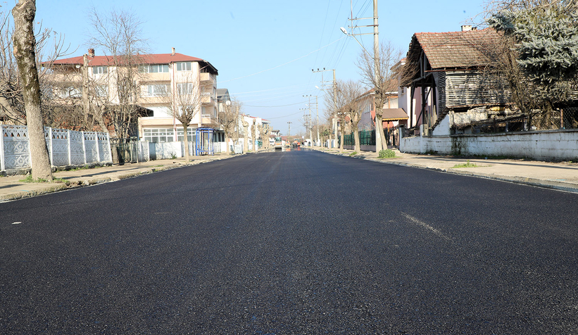 Büyükşehirin asfalt atağı sürüyor