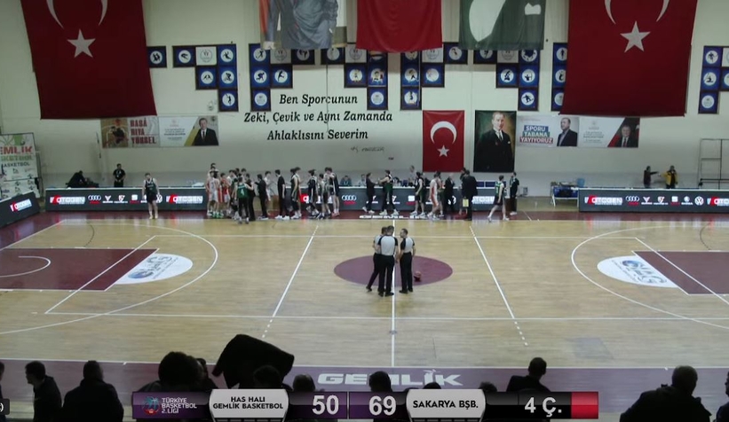 Büyükşehir’in dev adamları Gemlik’te galip: 50-69