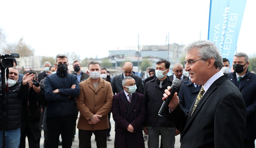 Büyükşehir’in Hanımeli Pazarı hizmete açıldı