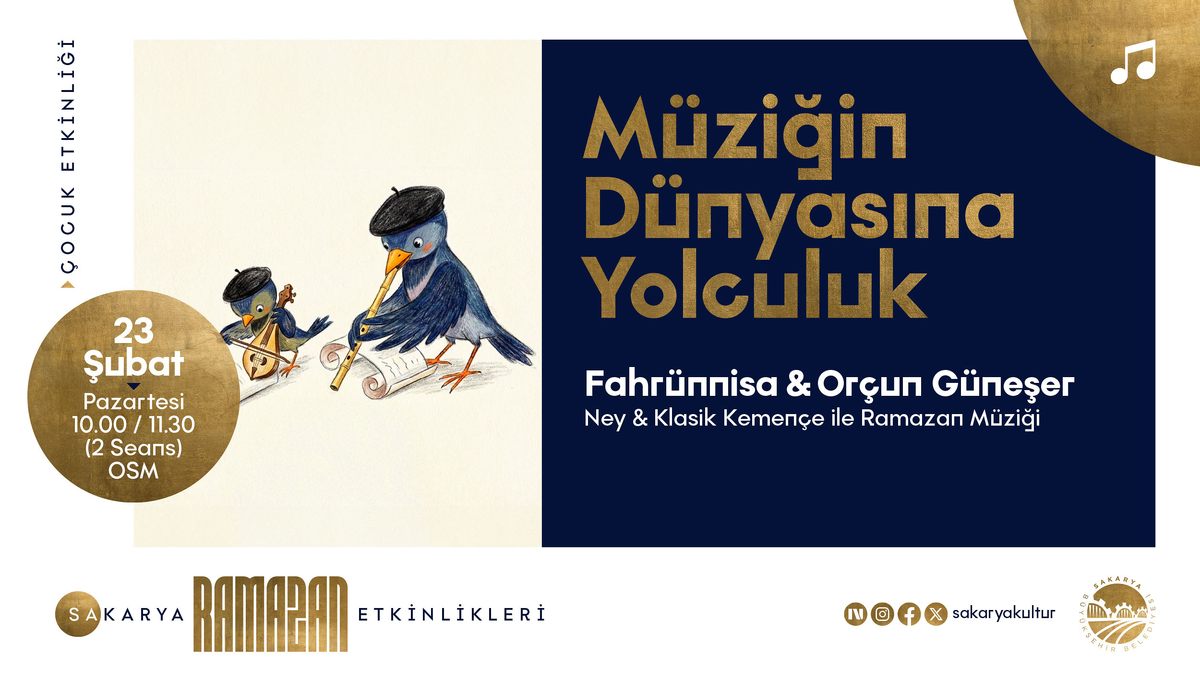 Büyükşehir’in Ramazan kültür sanat takvimi belli oldu