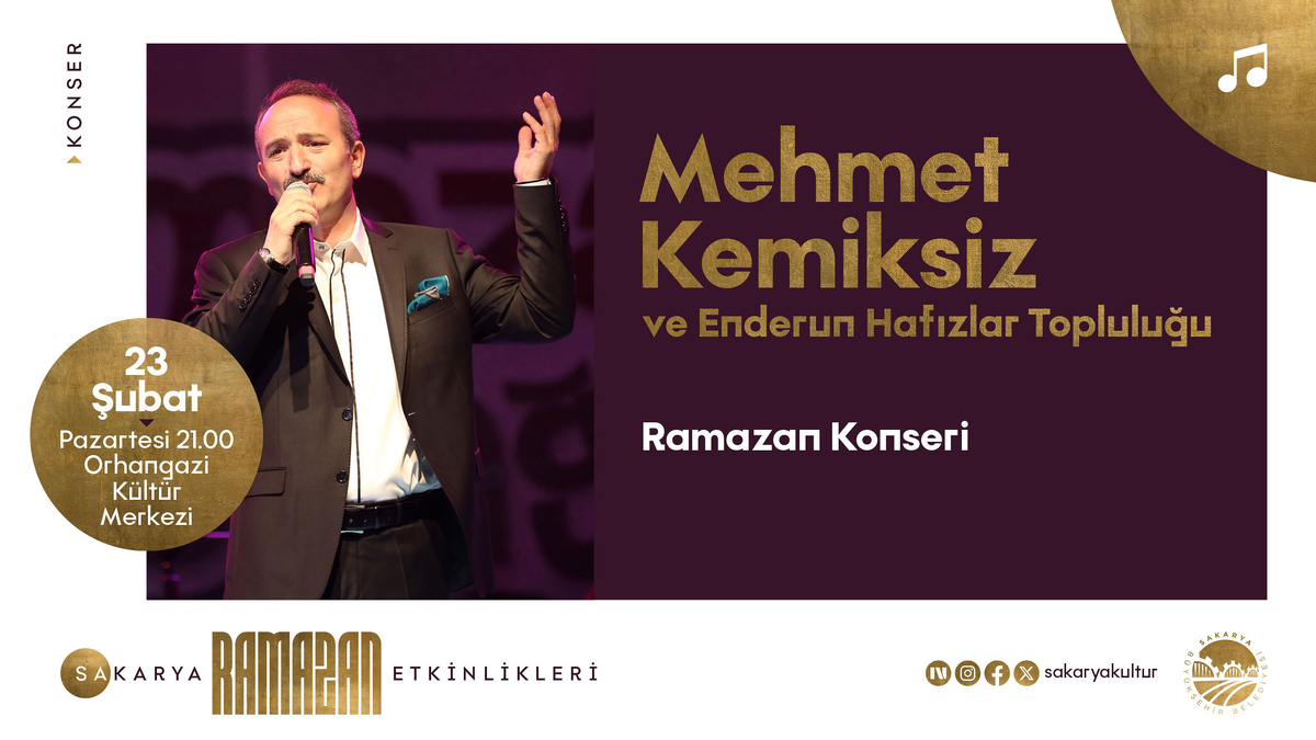 Büyükşehir’in Ramazan kültür sanat takvimi belli oldu