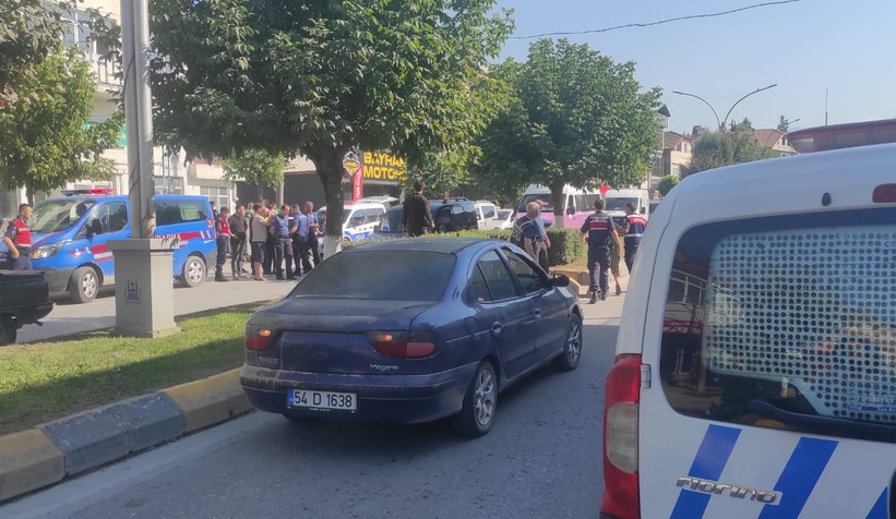 Caddede gerginlik polis müdahale etti