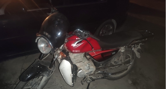 Çalıntı motorla kaçarken yakalandı