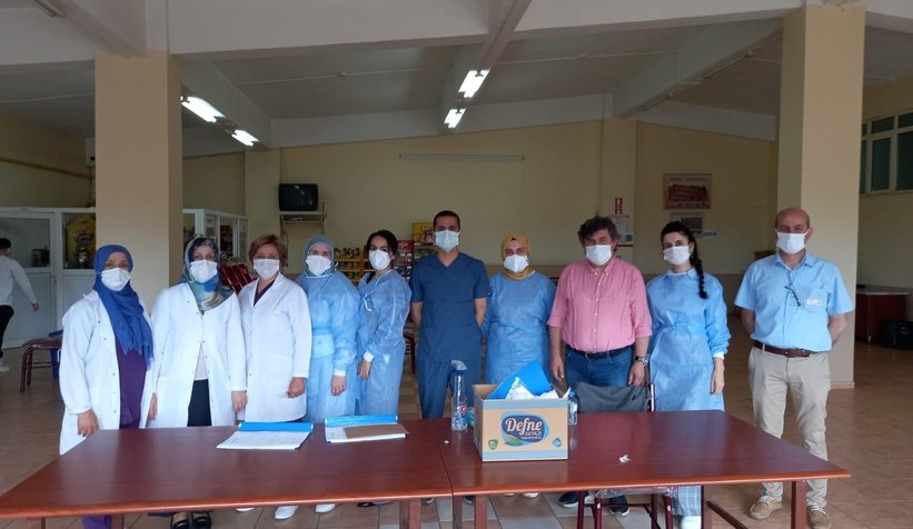 Çalışanlara fabrikada aşı hizmeti başladı