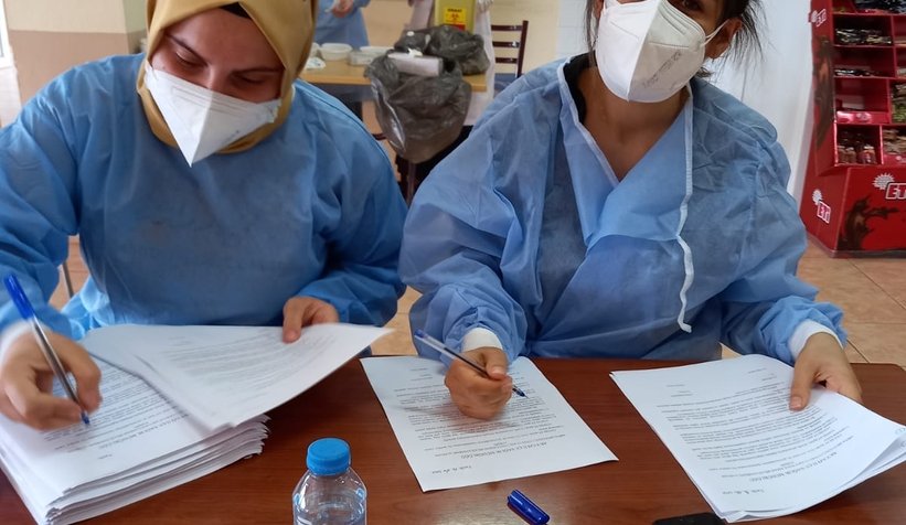 Çalışanlara fabrikada aşı hizmeti başladı