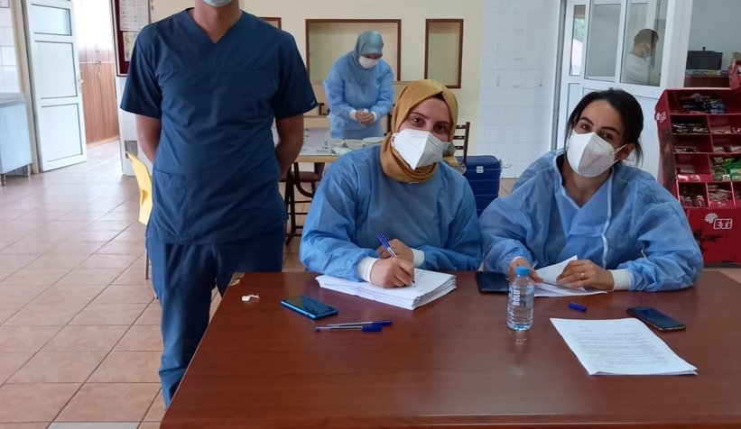 Çalışanlara fabrikada aşı hizmeti başladı