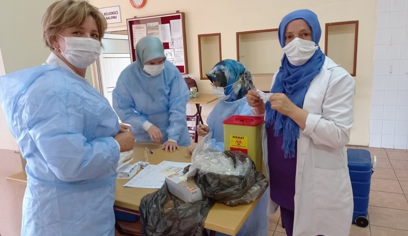 Çalışanlara fabrikada aşı hizmeti başladı