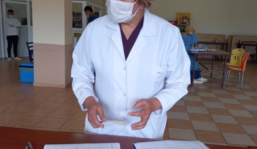 Çalışanlara fabrikada aşı hizmeti başladı