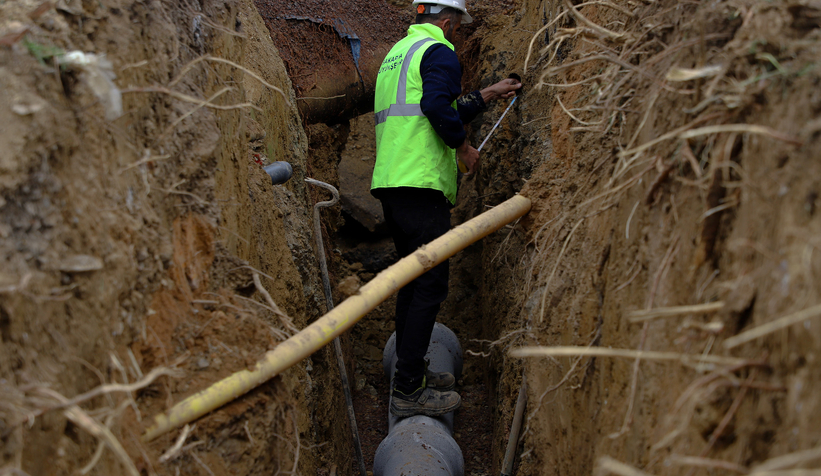 Camili'deki altyapı projesi 7 kilometreye çıktı