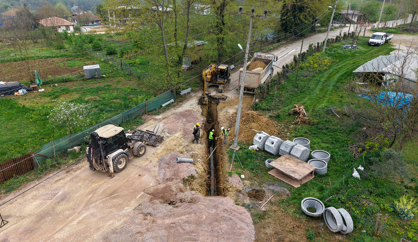 Camili'deki altyapı projesi 7 kilometreye çıktı