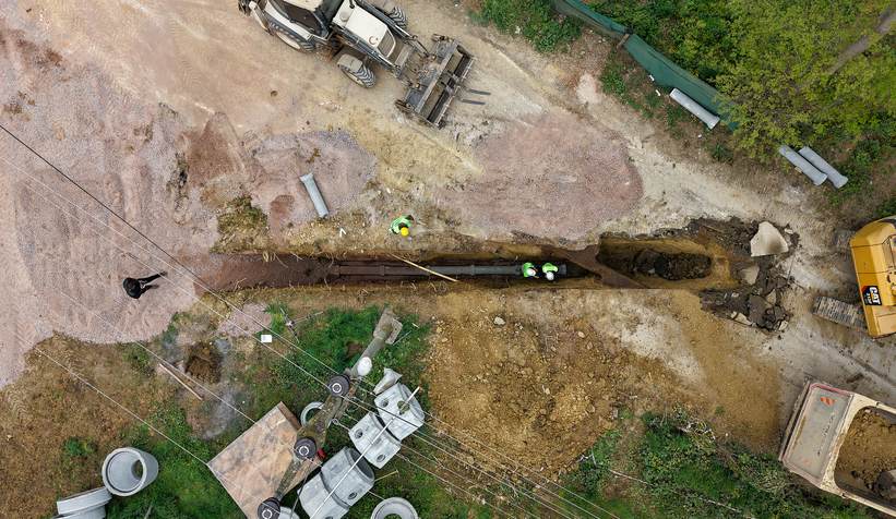 Camili'deki altyapı projesi 7 kilometreye çıktı